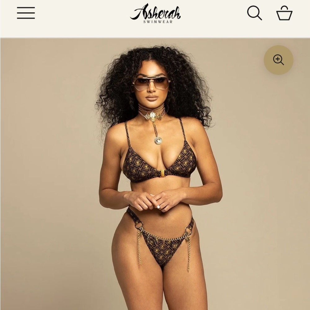 Asherah Sirona diamond coin swimwear
